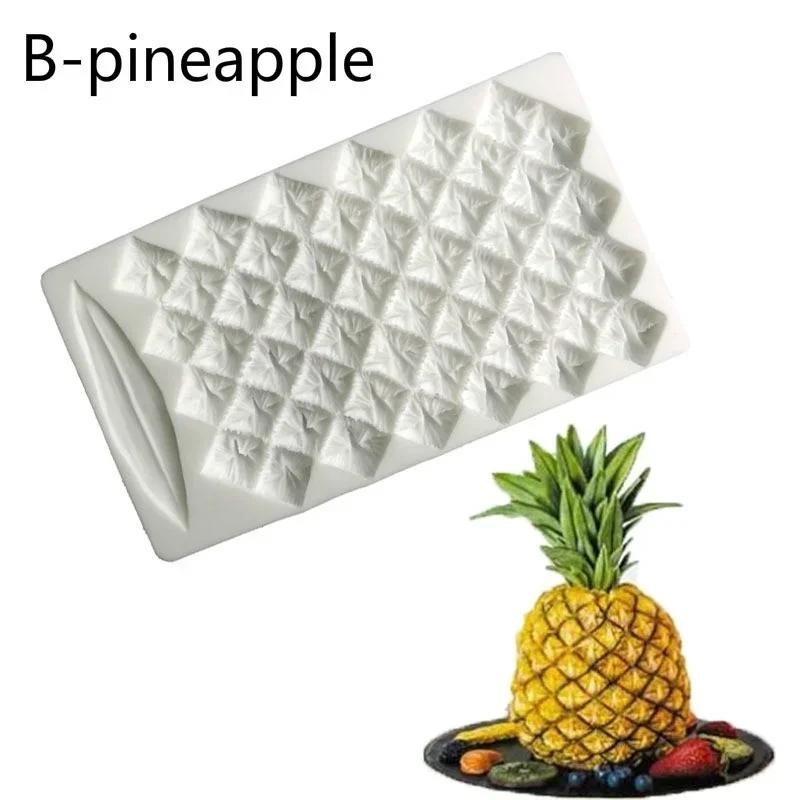 Multiple Graphic Turtle Leaf Lavender Flamingo Parrot Model Cute Fruit Shape Silicone Cake Decorate Mold Home KitchenBaking Tool