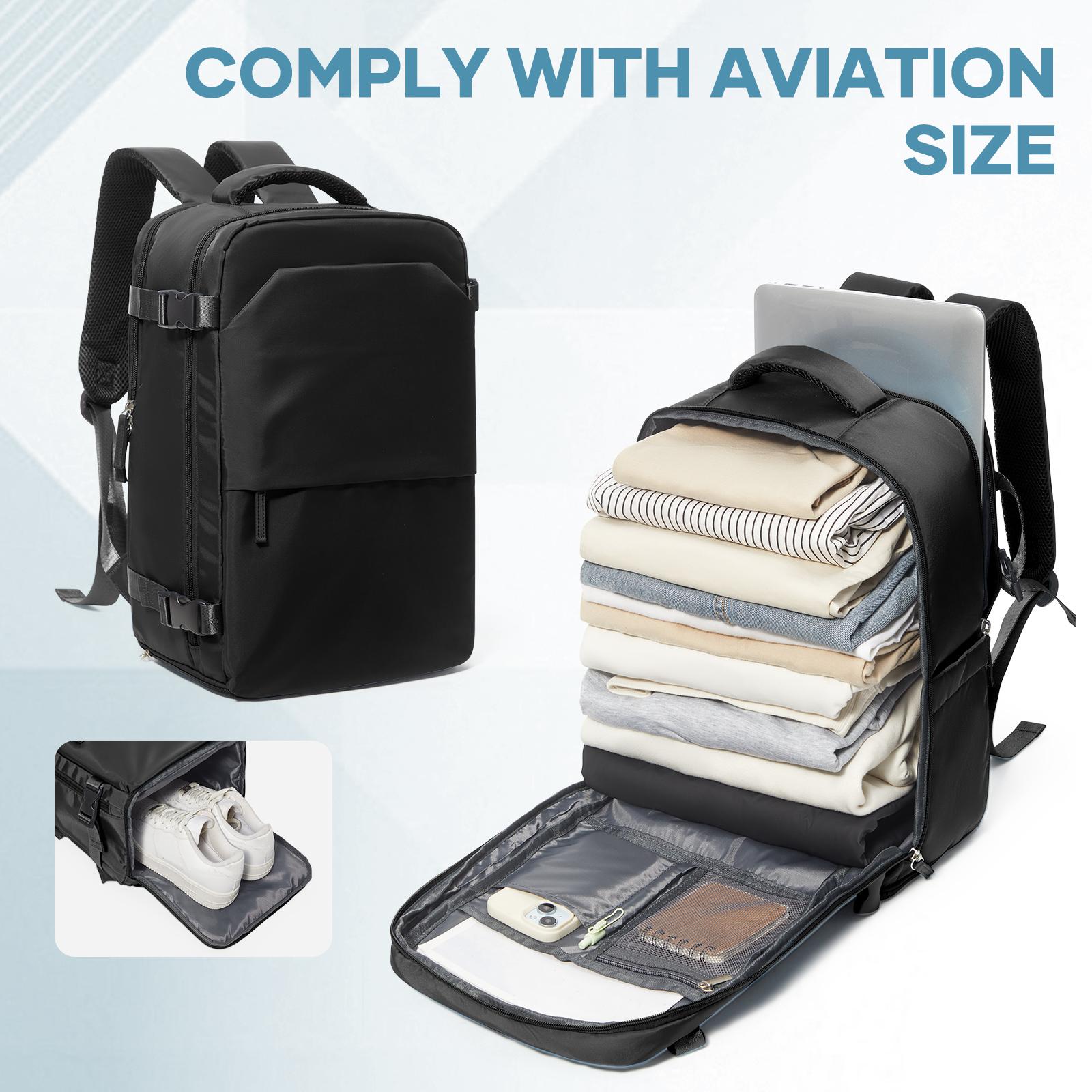 

Мужской рабочий рюкзак, ручная кладь для самолета, рюкзак для ноутбука для женщин и мужчин, рюкзак для ручной клади, дорожный рюкзак для ручной клади, школьный рюкзак чёрный