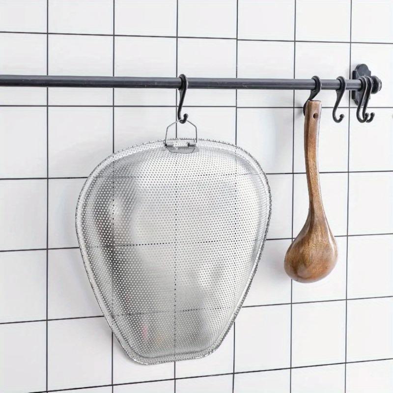 1PC Stainless Steel Colander Strainer Sieve Kitchen Rice Washer Fine Mesh Food Strainers Colander Vegetables Fruits Draining