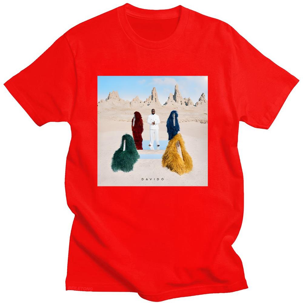 

5ive Album By Davido T-shirts Davido Singer New Aesthetic Tee-shirt Men Women Pure Cotton Printed Tee Shirts Top Casual Clothing S