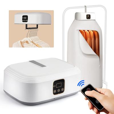 Portable Clothes Dryer Electric Clothing Drying Machine With Remote Control Folding Clothes Drying Rack Laundry Dryer For Travel