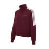 Three Stripe Half Zip Pullover Long Sleeve Sweatshirt Women Sweatshirt KQ5358