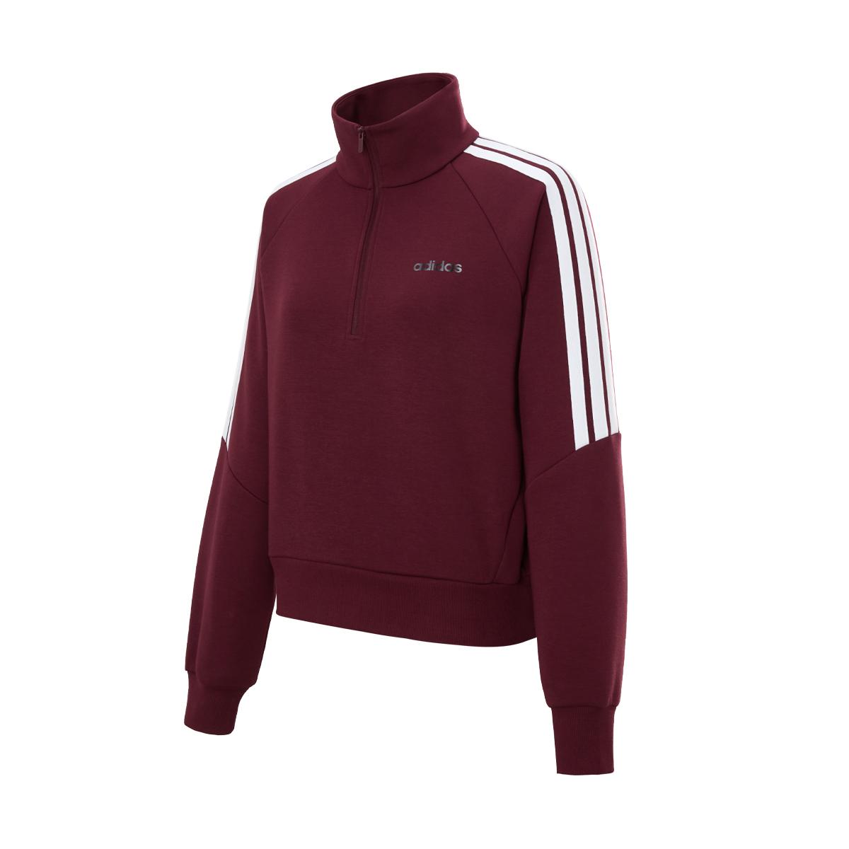 Adidas Sweatshirts Women s Chestnut Stand Collar Moderate Regular KQ5358 XL
