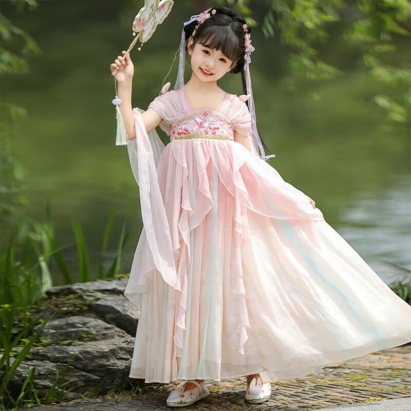Детское платье Hanfu Цветочный Бог 2025