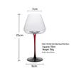 Rotating Glass Red Wine Goblet Set