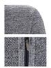 2024 Men's Autumn/Winter Stand-Up Collar Fleece-Lined Cardigan Sweater