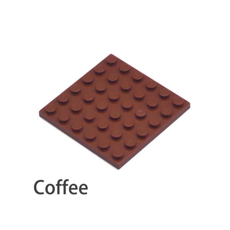 Non-Toxic 50Pcs Diy Building Blocks 6X6 Dots Thin Figures Bricks 12Color Educational Creative Size Compatible Brand Toys For Children 3958