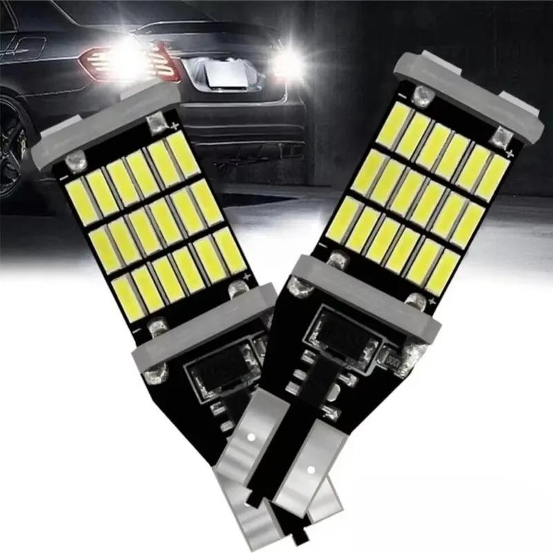 For Car Reverse Light Error Free CANBUS Ready For 912 921 W16 2pcs T15 LED Backup Bulbs 1200LM Super Bright White