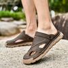 Popular Baotou Slippers Men's 2025 New Summer Outdoor Beach Sandals Men's Trend Men's Shoes Sewn Men's Shoes