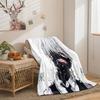 Tokyo Ghoul Series Flannel Blanket 3D Printed Sofa Blanket Thickened Blanket
