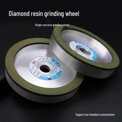 Diamond Resin Carbide Stone Polishing Wheel - Single-Sided Concave Cup for Knife Sharpening Machines