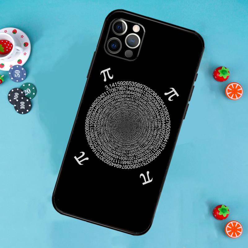 Math Formula Pi Phone Case For iPhone 16 15 11 12 13 14 Pro Max Mini X XR XS MAX Plus Cover Coque