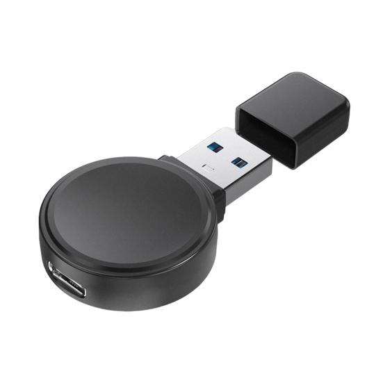 

Зарядное устройство для часов Беспроводная индукционная зарядная док-станция Компактное портативное магнитное зарядное устройство для Apple Watch USB Type-C Быстрая зарядка Двойные интерфейсы