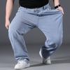 Jeans Masculino Oversize 10XL Baggy Azul Jeans Clássico Masculino Cargo Solto Streetwear Moda Plus Size Calças de Trabalho Para Homens Calças