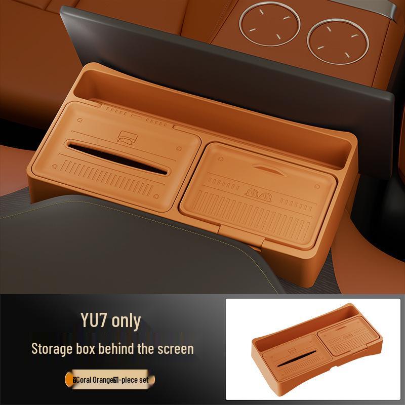 Compatible with YU7 Rear Storage Box, Console Tissue Box, Car Interior & Accessories.