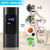 12V Portable Air Compressor 150PSI Rechargeable Mini Electric Tire Inflator Digital Pressure Gauge