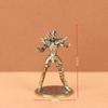 Gold Saint Brass Mini Figures Twelve Zodiac Saint Seiya Ornament Cartoon Model Desktop Decoration Copper Gift