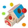 Children color shape classification building block coin box color stick shape matching game wooden teaching aids