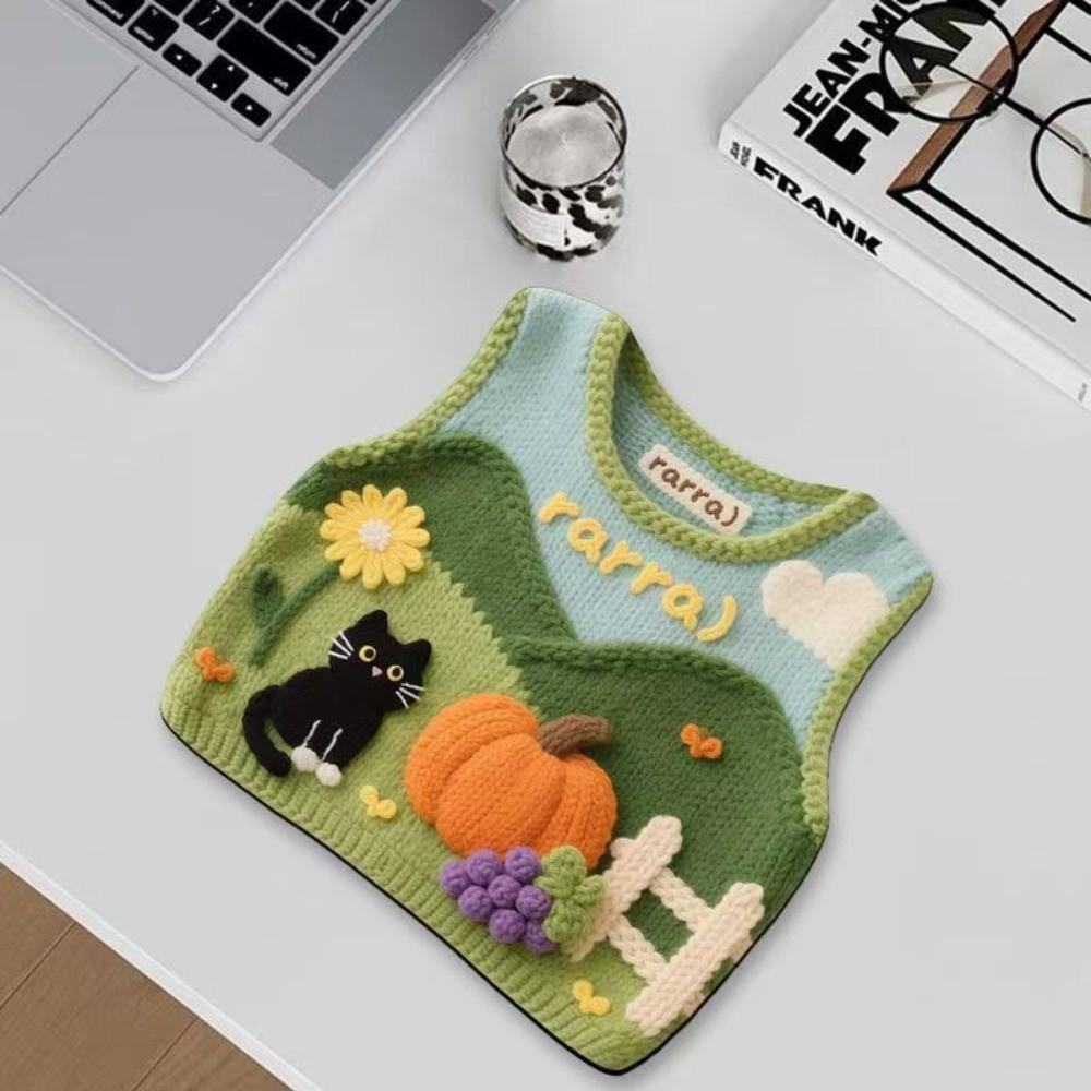 

Diatomite Simulated Printing Mouse Pad Anti-slip Desk Cushion Keyboard Mice Mat Desktop Decoration F