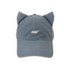 Embroidered Three Dimensional Cat Ear Baseball Cap for Women  Summer Korean Style Casual and Versatile Sunshade Personalized Baseball Cap for Men