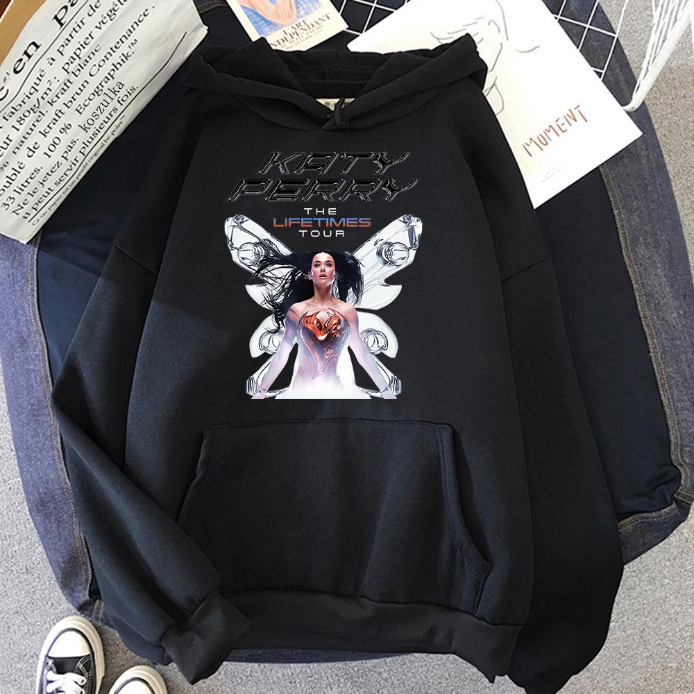 Katy Perry The Lifetime Tour Hoodie Mode Damen/Herren Harajuku Ästhetik Hoodies Unisex Herbst Winter Pullover Sweatshirts