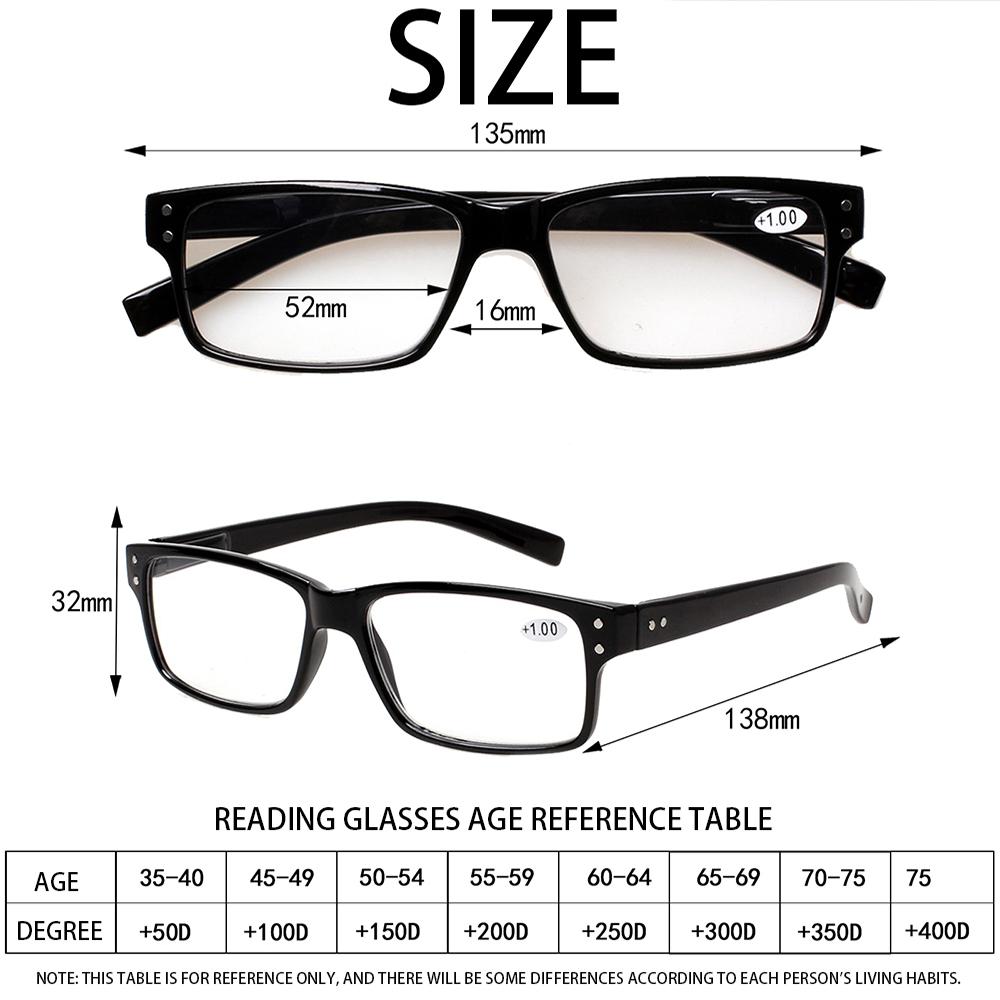 Reading Eyeglasses Spring Hinge Blue Light Blocking HD Lenses Men and Women Prescription Eyeglasses For Men And Women