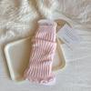 Girls' Angora Red Lace Knit Leg Warmers - Chunky Mid-Calf Socks for Spring, Autumn, and Winter