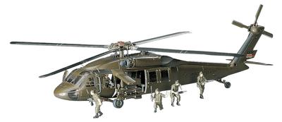 Hasegawa Model plastikowy Black Hawk armii USA D3 1/72 UH-60A