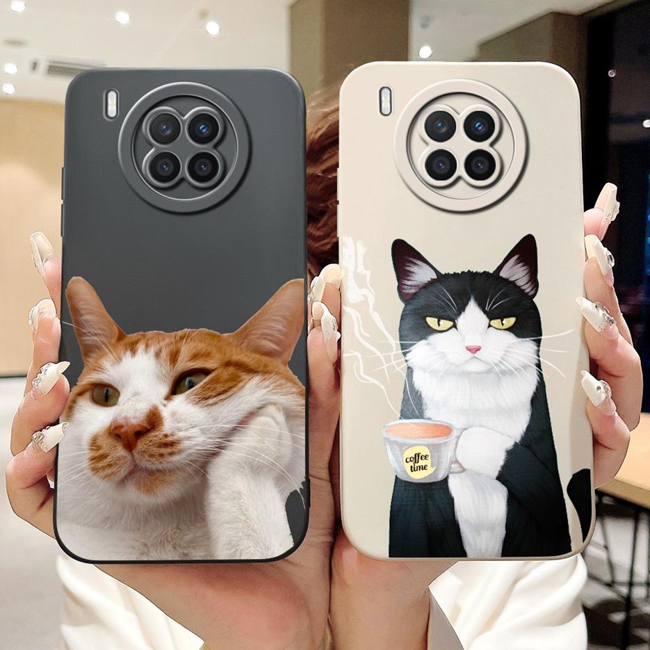 For Huawei Nova 8i Case Honor 50 Lite NTN-L22 Luxury Candy Painted Cover Soft TPU Phone Case For Honor 50 Lite Nova8i Back Cover
