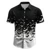 Men's Casual Short Sleeve Button-Down Shirt for Everyday Wear