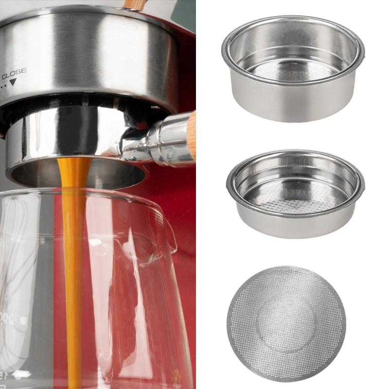 Coffee Filter Basket Stainless Steel Espresso Powder Holders Professional Coffee Filter Suitable for Multiple Machines