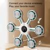 Music Boxing Machine Wall Mounted Smart Bluetooth Music Boxing Trainer Electronic Boxing Target Workout Punching Equipment for Home Indoor Gym