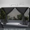 Magnetic Dual- Layer Car Sun Shade Curtain Mesh Window Shade Sun Protection Heat Blocking
