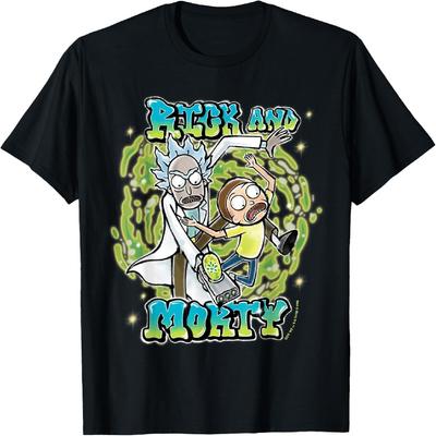 Rick & Morty Graffiti Portal T-Shirt