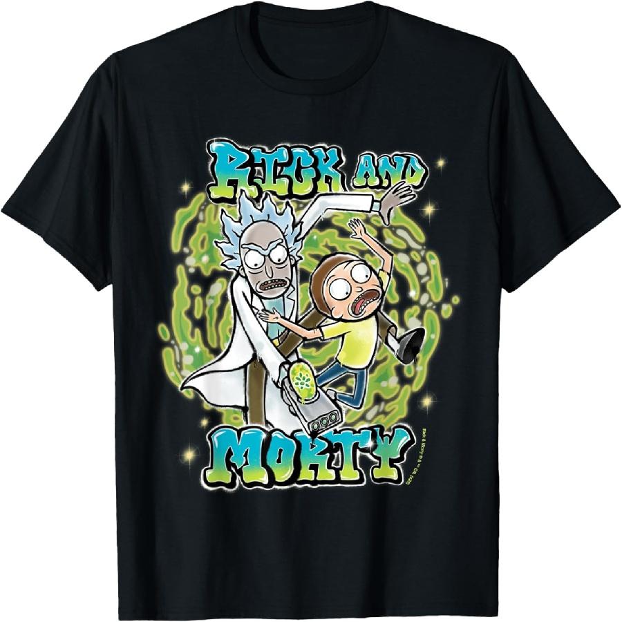 

Rick & Morty Graffiti Portal T-Shirt XXXXXL