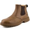 Winter Boots Mens Work  Boots Anti-Smash And Anti-Puncture Incredibles Work Boots Men  Shoes Steel Toe Chelsea Boots