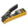 Crimping Tool, RJ45/RJ11/RJ12 Ethernet Crimper, Crimp Tool Kit for 4/6/8-Pin Modular Plugs, with Mini Wire Stripper, 50 Connectors and 50 Boots,