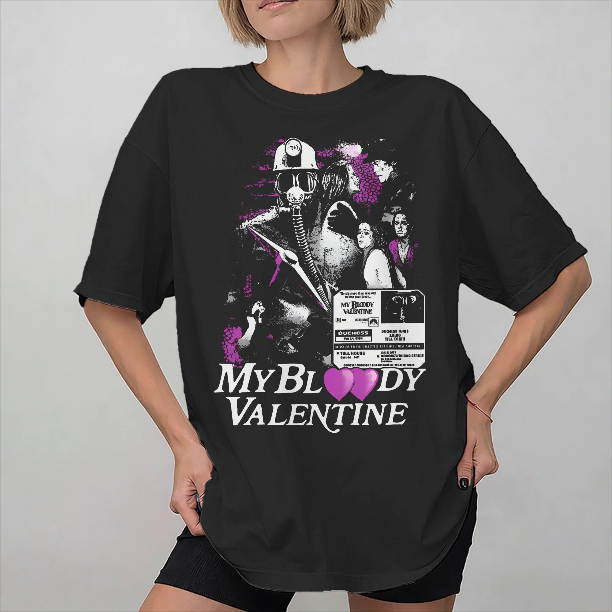 Unisex Women Printed My Bloody Valentine mbv band Tee T Shirt Cotton Tshirts Clothing S