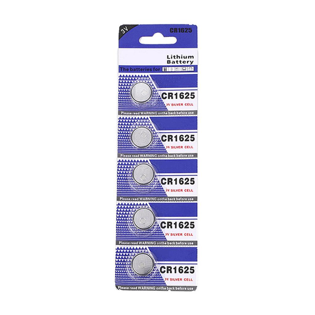 Reliable Metal CR1625 Coin Battery Button Batteries for Watches and Calculators Coin Cell Battery Reliable Power Supply