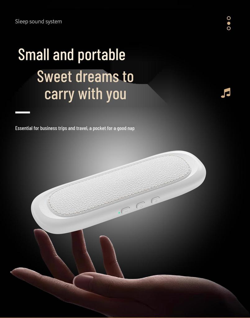 2025 Bone Conduction Under-Pillow Sleep Aid Speaker with Card Slot