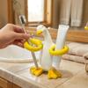Duck-Shaped Toothpaste Toothbrush Rack Ceramic Makeup Brush Shelf  Home Decor