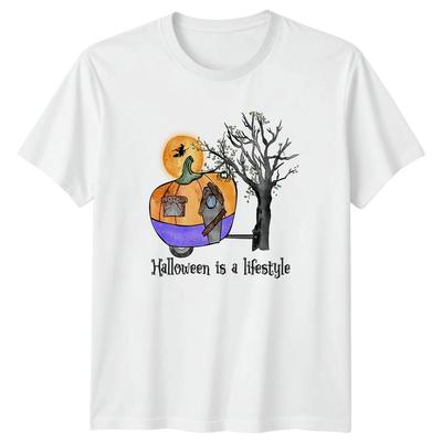 Halloween Is A Lifestyle TShirt Camping Halloween Gift For Him And Her