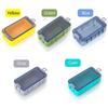 3PCS Small Fishing Tackle Box Organizer Glow-in-the-dark Fishing Tackle Box Tackle Tray With Magnet For Hard Bait Container Carp