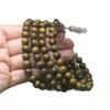 Argentina Green Sandalwood Beaded Bracelet: 8mm Buddhist Rosary for Men & Women