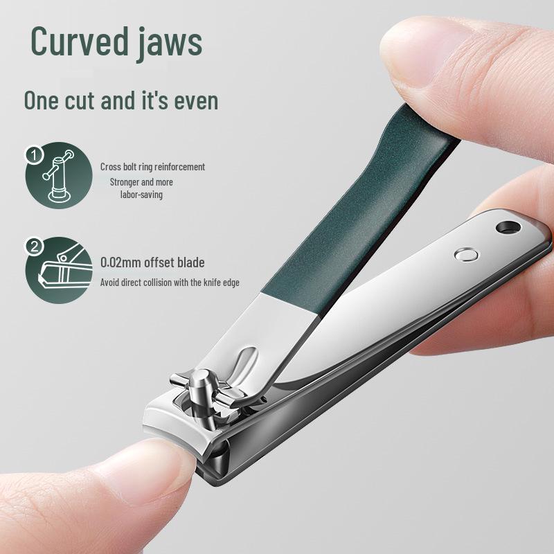 Stainless Steel Professional Manicure Pedicure Kit - Portable Nail Clippers Set