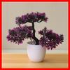 Mini Three-Fork Pine Tabletop Artificial Bonsai Plant - Home Decor Ornament