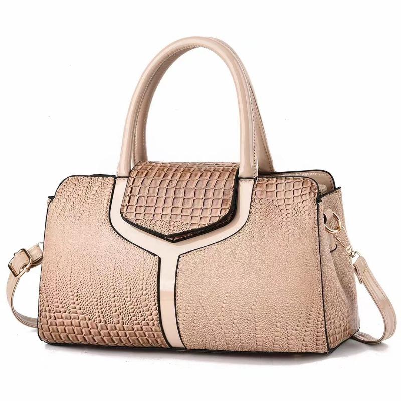 2025 New Women's Bright Leather Bag Large Capacity Design Handbag Exquisite Ladies Messenger Shoulder Bag Casual Tote Bags women