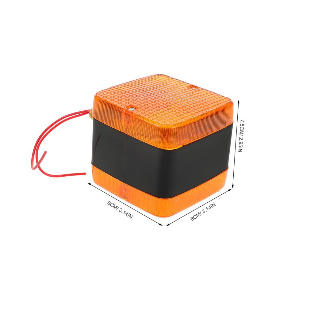 Outanaya Forklift Turn Signal Light for Side Marker Industrial Vehicles High Brightness Multi-Directional Visibility Warning Light