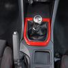 Red ABS Center Console Gear Shift Panel Trim Cover for Subaru WRX VB MT -23