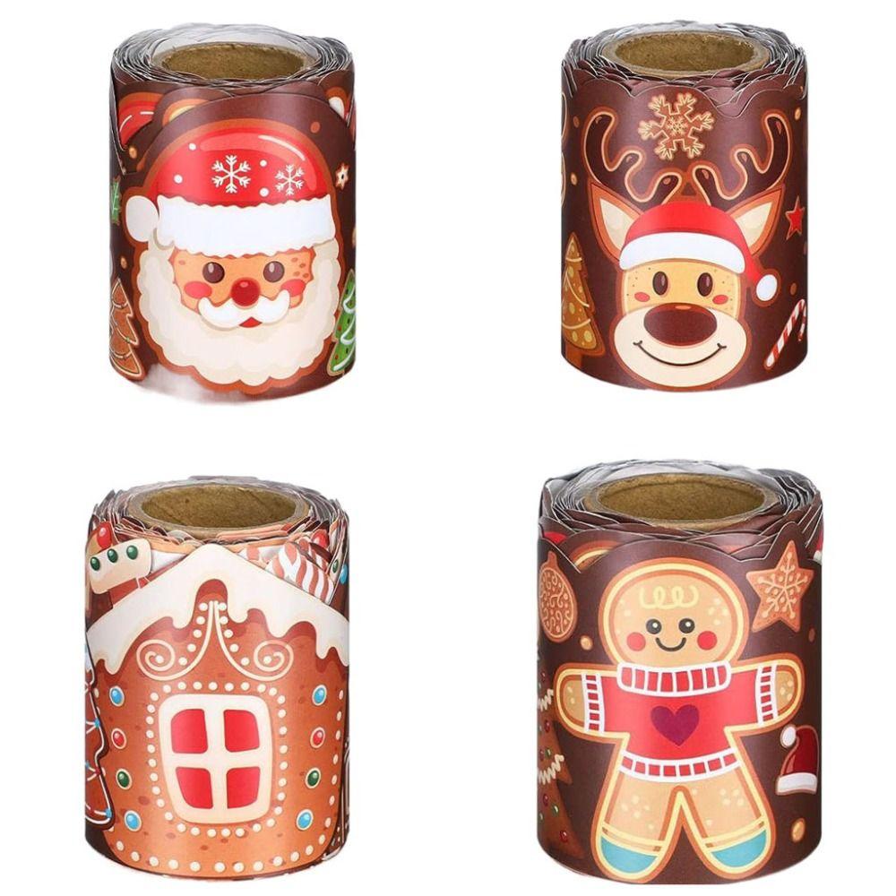 Self Adhesive Chalkboard Board Border 10M/33ft Cartoon Border Paper Gingerbread House Decorations Classroom Windows